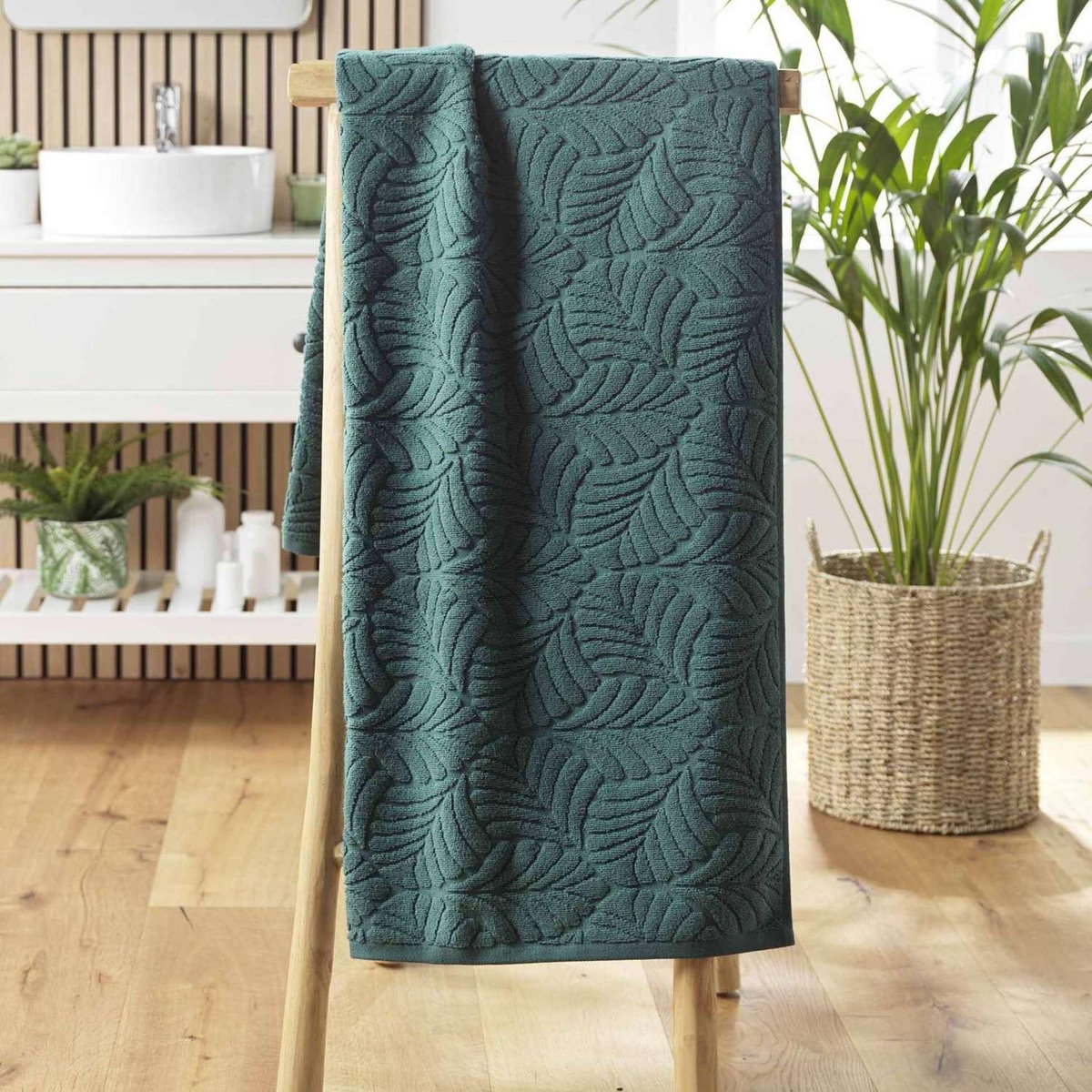 Douceur d'Intérieur Drap de bain OCALA - Eponge ciselée unie