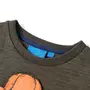 VIDAXL Sweatshirt pour enfants kaki fonce melange 104