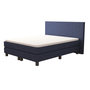 Voir la diapositive 2 : Lit Boxspring 140x200cm CARPE DIEM : Sommier tapissier ressorts + Matelas ressorts ensachés 7 zones de confort + surmatelas mousse HR