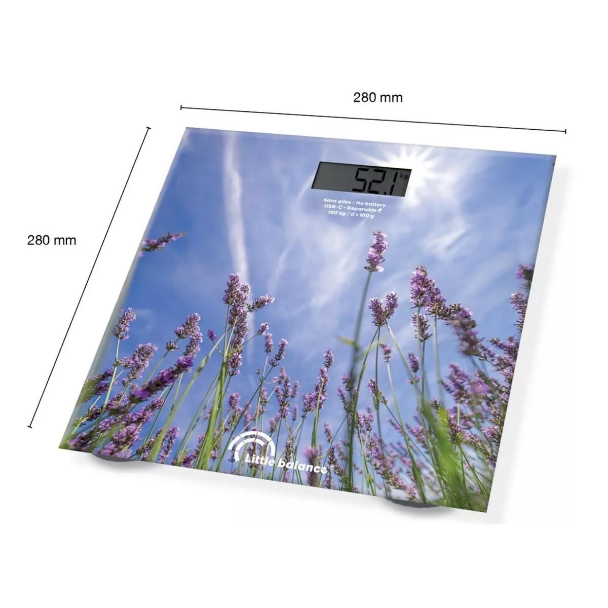 LITTLE BALANCE Pèse-personne électronique 180kg/100g - 8842