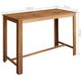 Voir la diapositive 6 : VIDAXL Table et chaises de bar 7 pcs Bois d'acacia massif