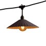 Voir la diapositive 1 : Lumisky Guirlande lumineuse VINTY Noir Acier 6M