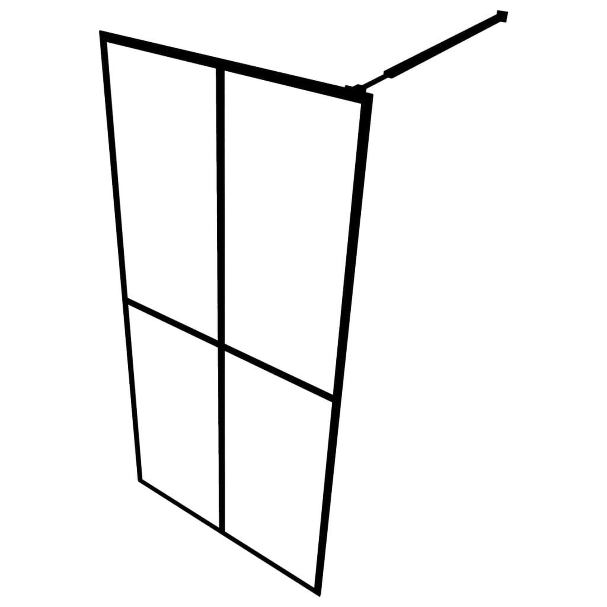 Voir la diapositive 5 : VIDAXL Ecran de douche Verre trempe depoli 90x195 cm