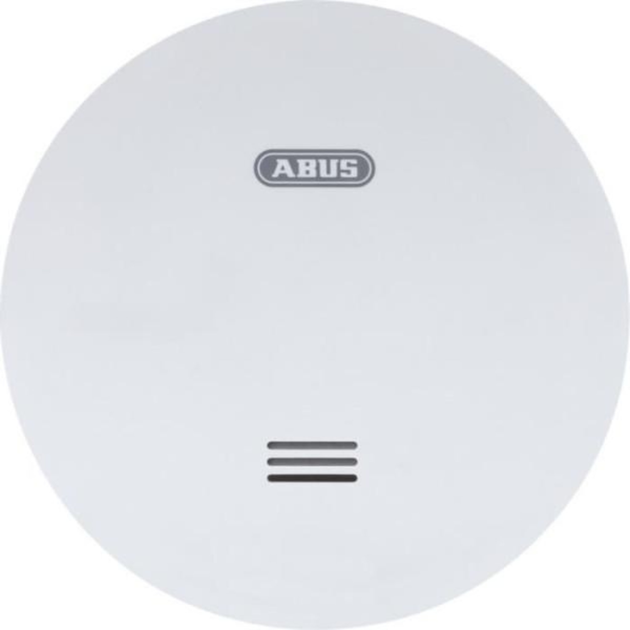 ABUS Détecteur de fumée - ABUS - RWM160 - Design ultraplat - Protection 40 m² - Alarme 85 dB - Pile lithium 10 ans