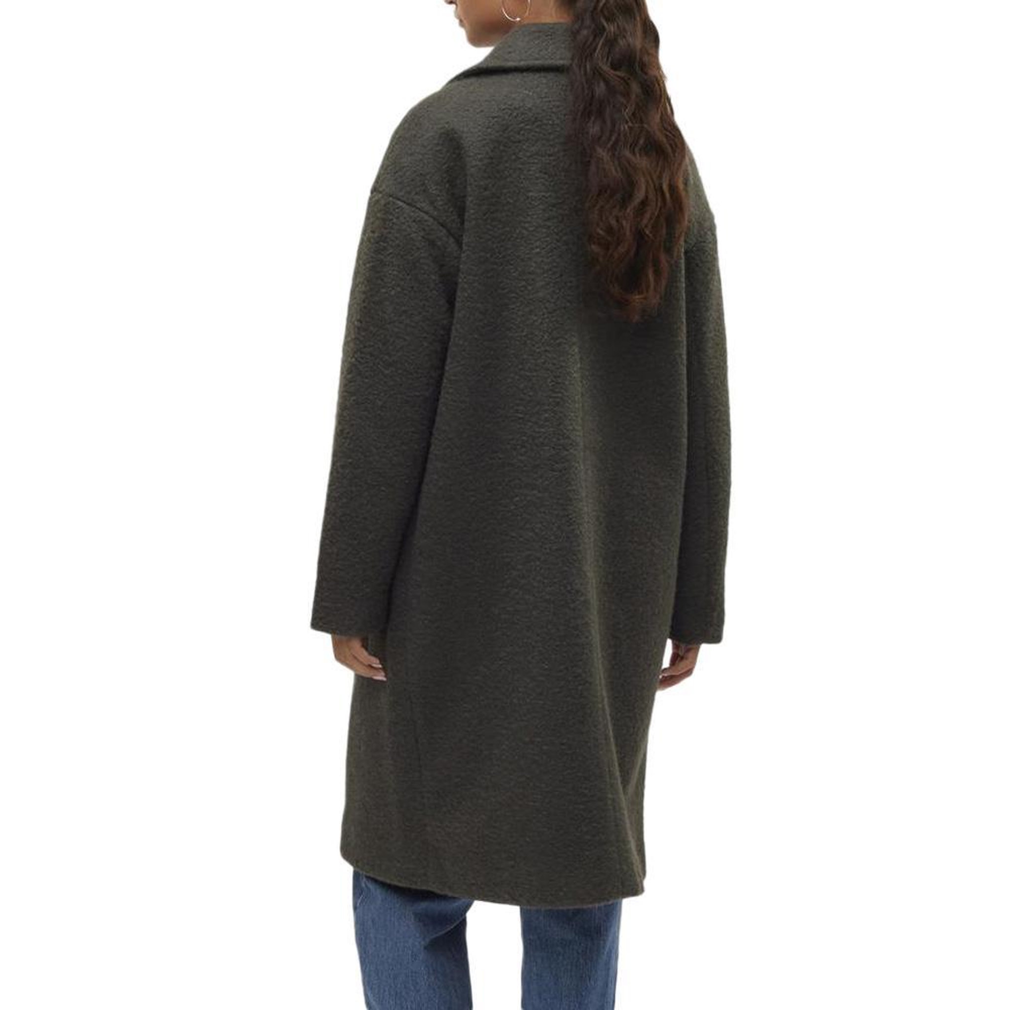Voir la diapositive 2 : Vero Moda Manteau Long Gris Femme Vero Moda Liteerika