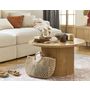 Voir la diapositive 5 : LISA DESIGN Oliva - table basse ronde - effet bois - 80 cm