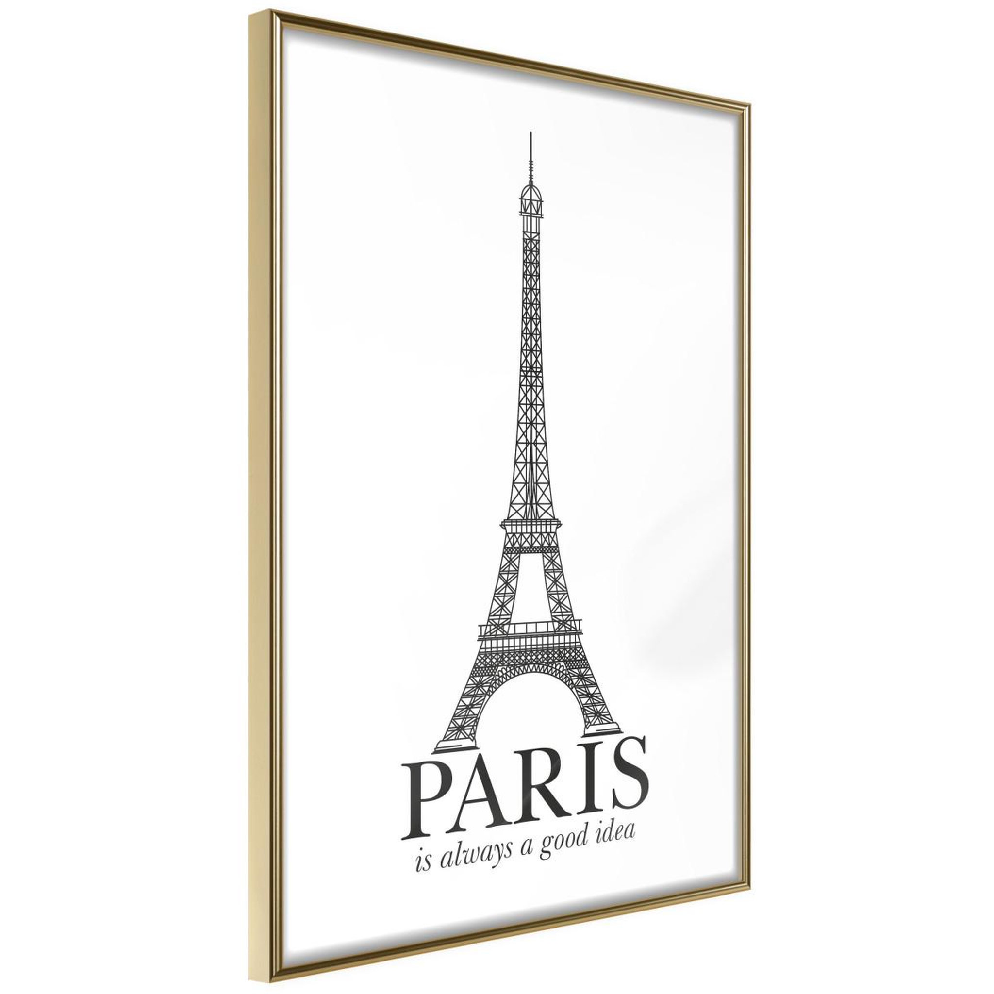 Voir la diapositive 1 : Paris Prix Affiche murale encadrée  eiffel tower
