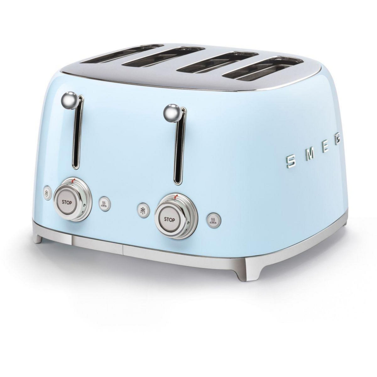 SMEG Grille-pain TSF03PBEU Bleu Azur