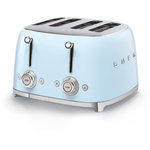 SMEG Grille-pain TSF03PBEU Bleu Azur