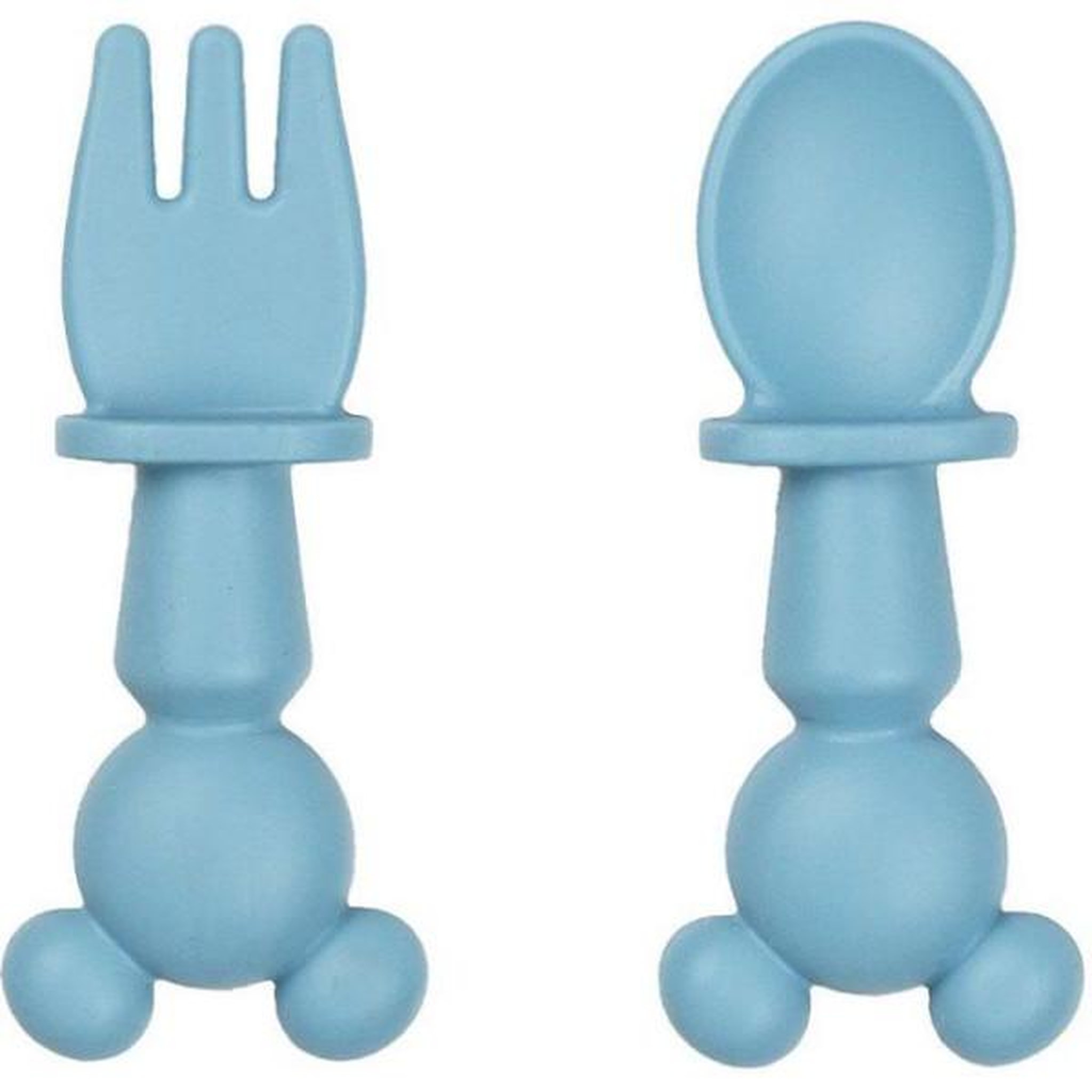 THERMOBABY SET DE 2 COUVERTS SILICONE - 2 PCS silicone cutlery set MICKEY