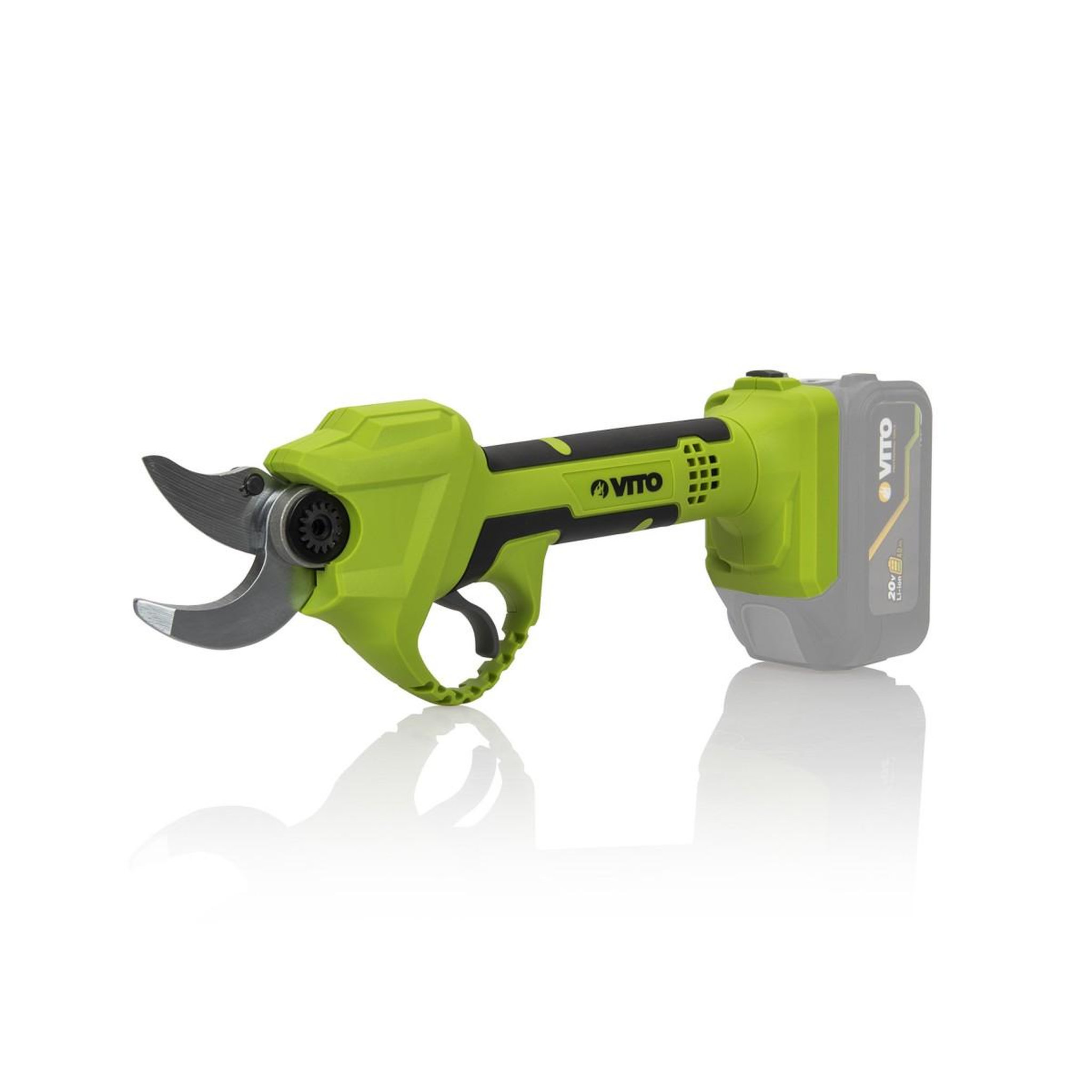 VITO Sécateur à Batterie 20V Ø de coupe 30 mm Moteur Brushless Vendu sans Batterie ni chargeur VITO