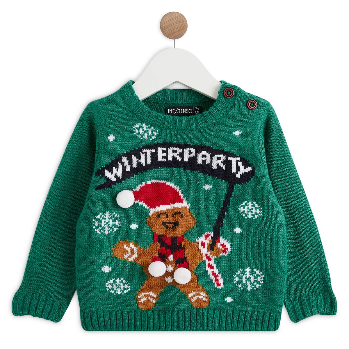 INEXTENSO Pull de noël bébé garçon