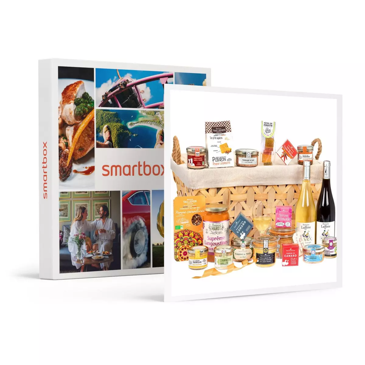 Smartbox Coffret Banquet Gourmet : plaisirs sucrés et salés livrés à domicile - Coffret Cadeau Gastronomie