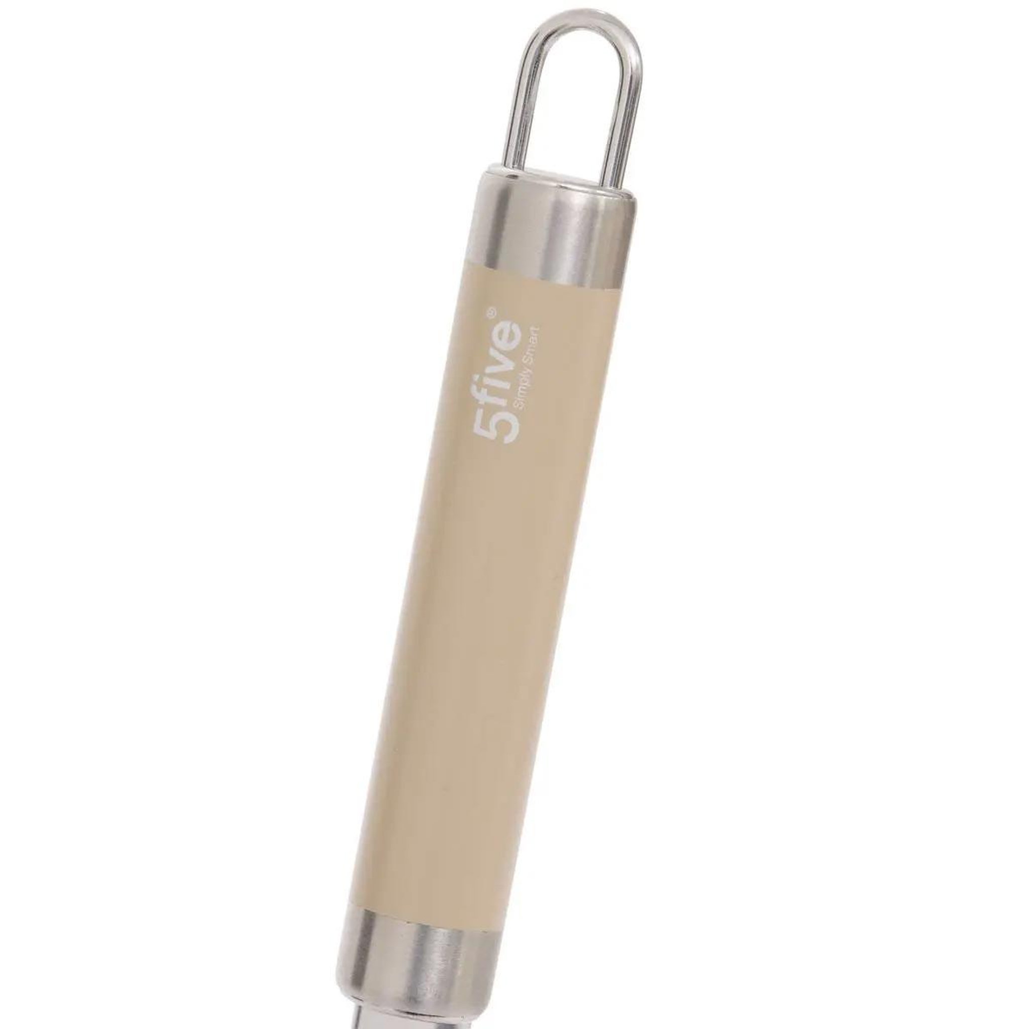 Voir la diapositive 2 : FIVE Cuillère à pâtes en inox  solstice  31cm beige
