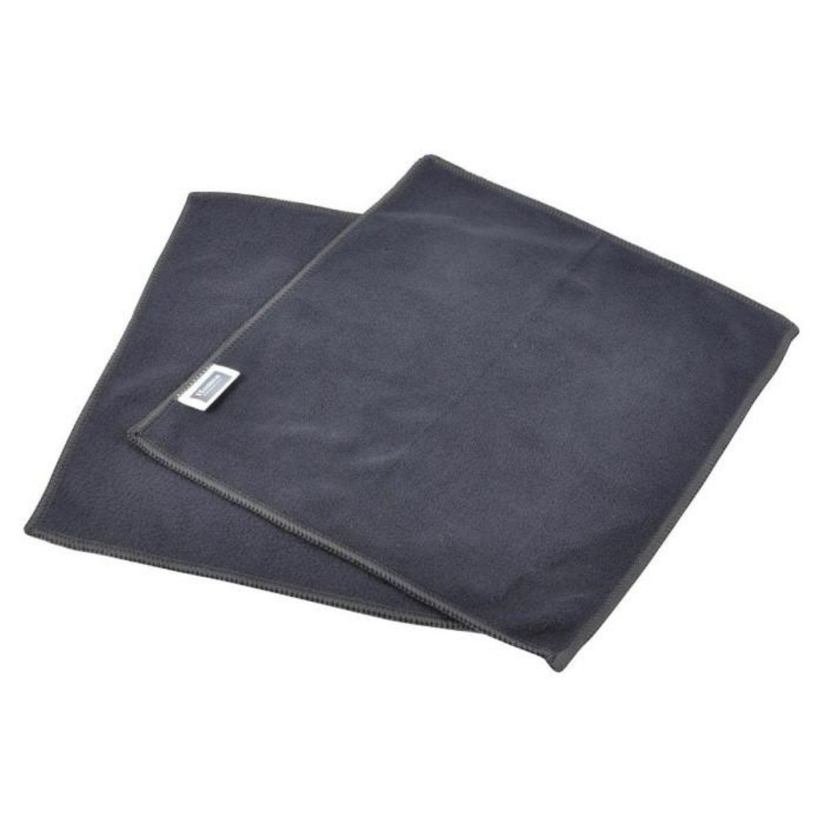 Paris Prix Lot de 2 Chiffons  Antistatiques  30x30cm Anthracite
