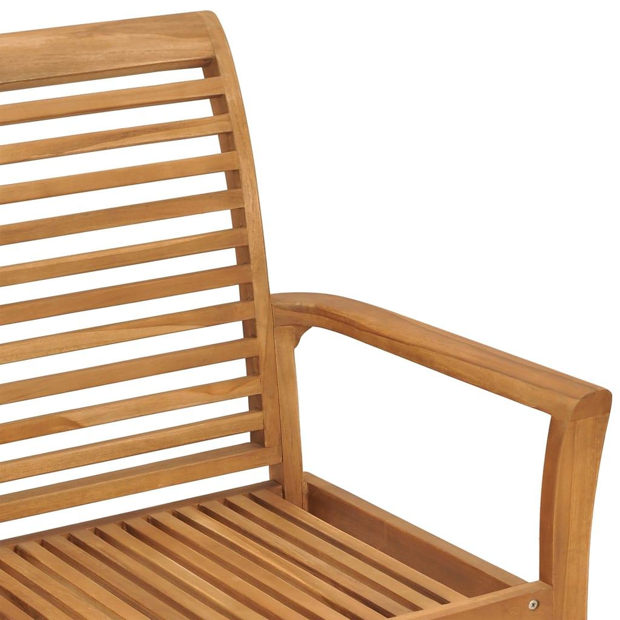 Voir la diapositive 5 : VIDAXL Banc de jardin 112 cm bois de teck solide