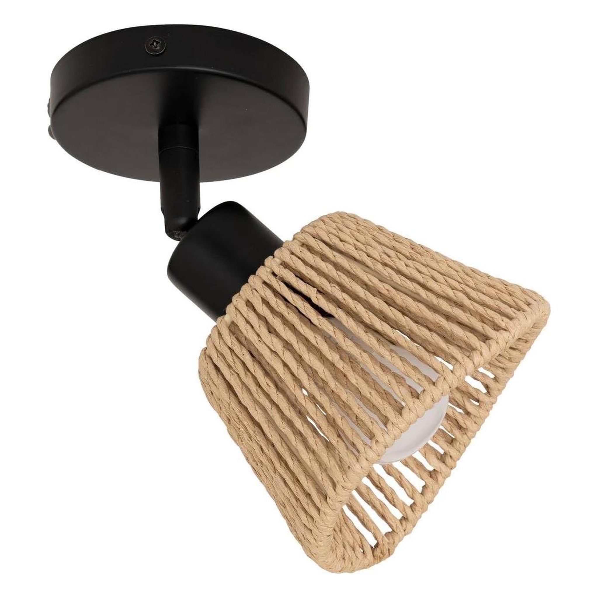 Voir la diapositive 2 : ATMOSPHERA Applique murale orientable  myha  19cm naturel