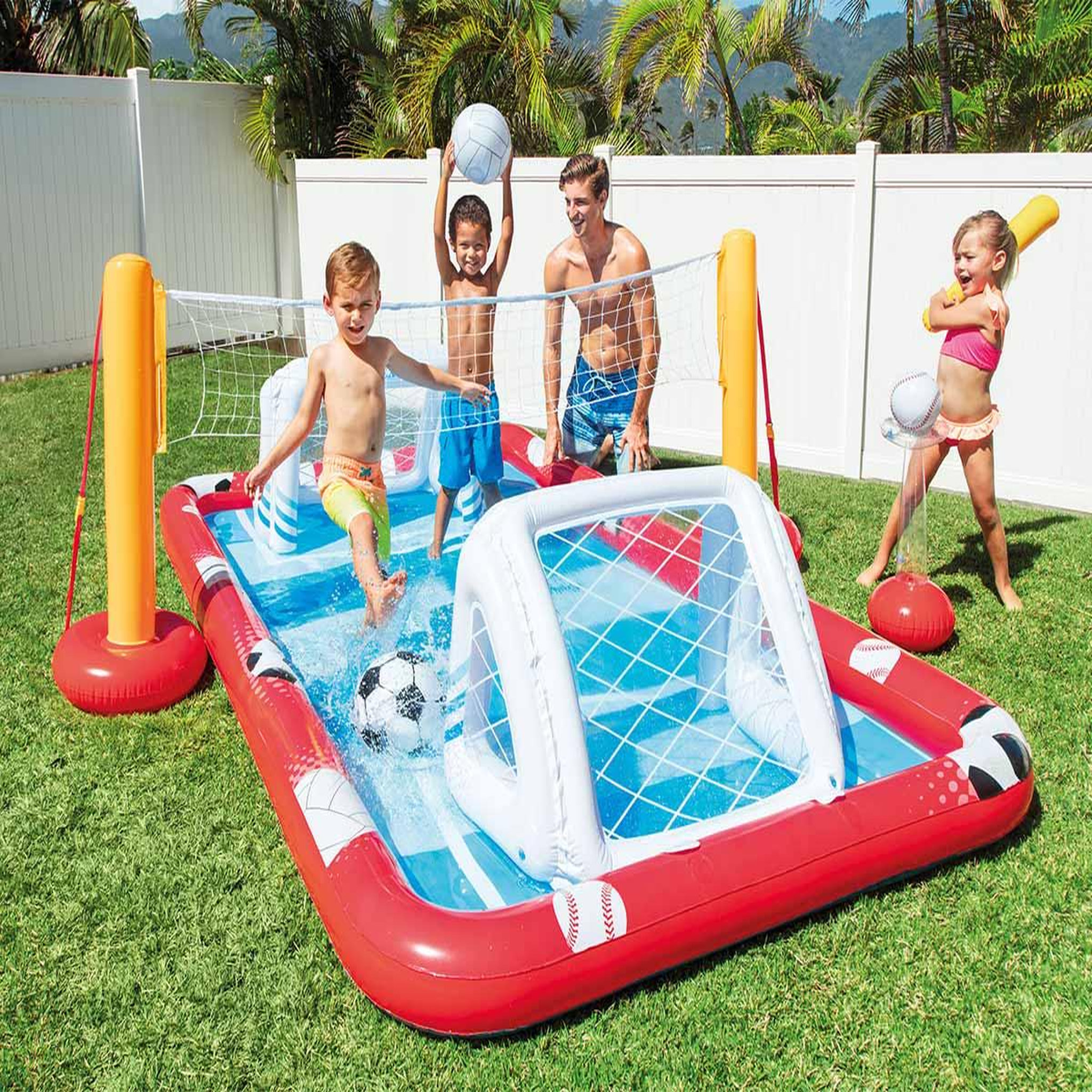 Voir la diapositive 2 : INTEX Aire de jeux gonflable Multisports - Intex
