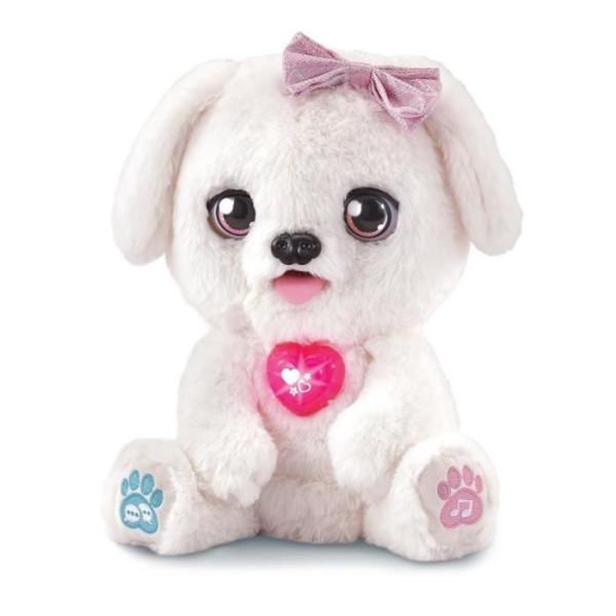 Voir la diapositive 2 : VTECH Vtech kisskiss - mon toutou bisous blanc