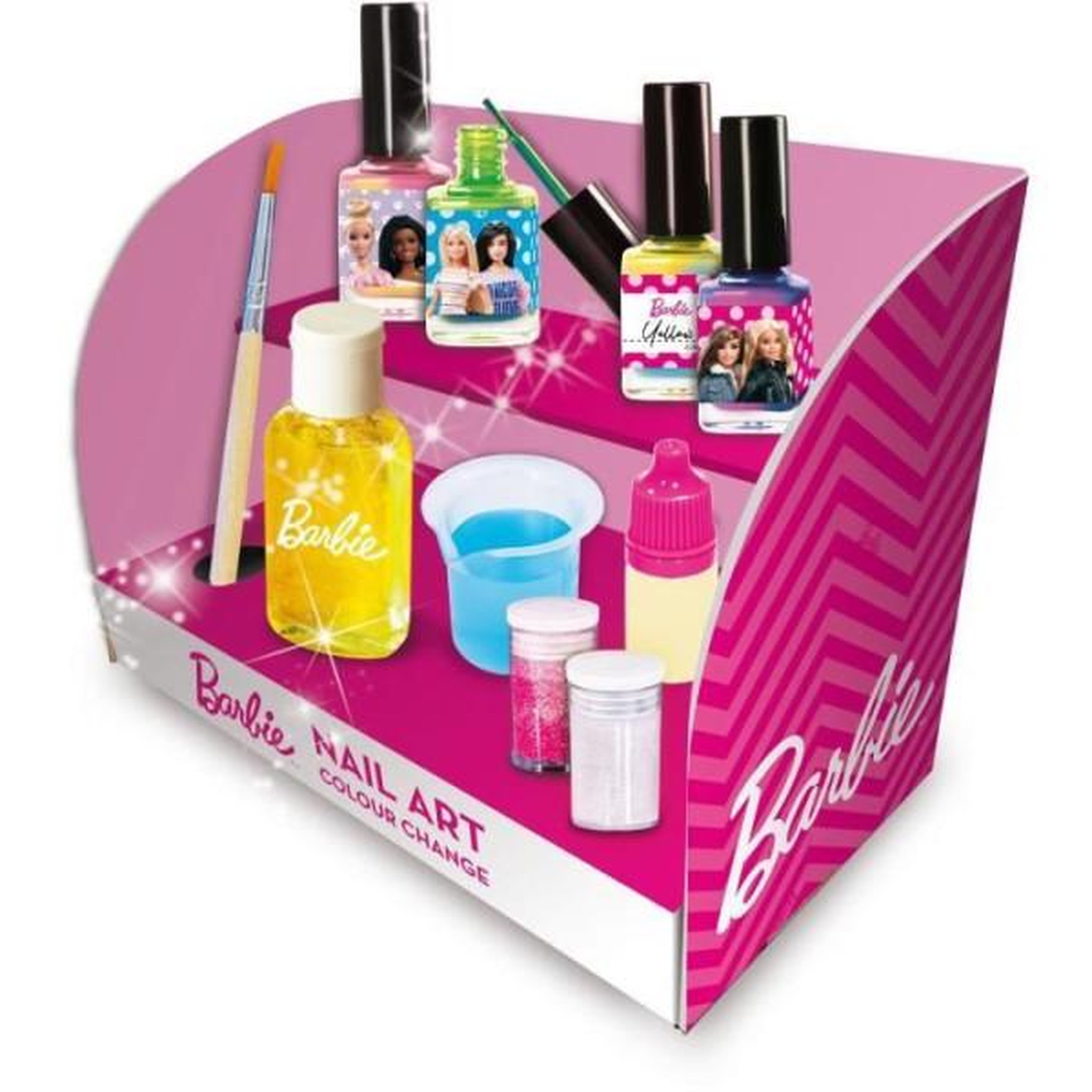 Voir la diapositive 2 : LISCIANI GIOCHI Vernis a ongles barbie nail art color qui change de couleur - lisciani