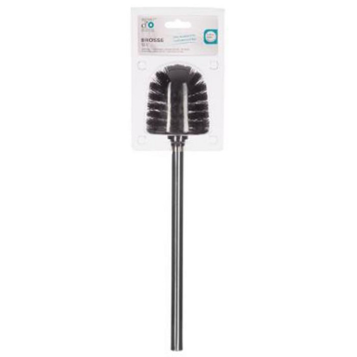 FIVE Brosse WC de Rechange  Inox  35cm Argent