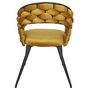 Voir la diapositive 5 : The Home Deco Factory Lot de 2 chaises assise tressée LUND