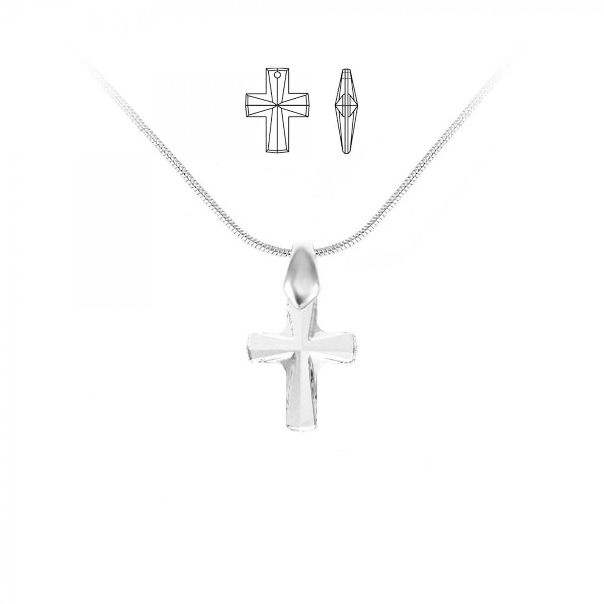 SC CRYSTAL Collier SC Crystal orné de Cristaux scintillants