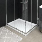 VIDAXL Receveur de douche avec picots Blanc 80x100x4 cm ABS