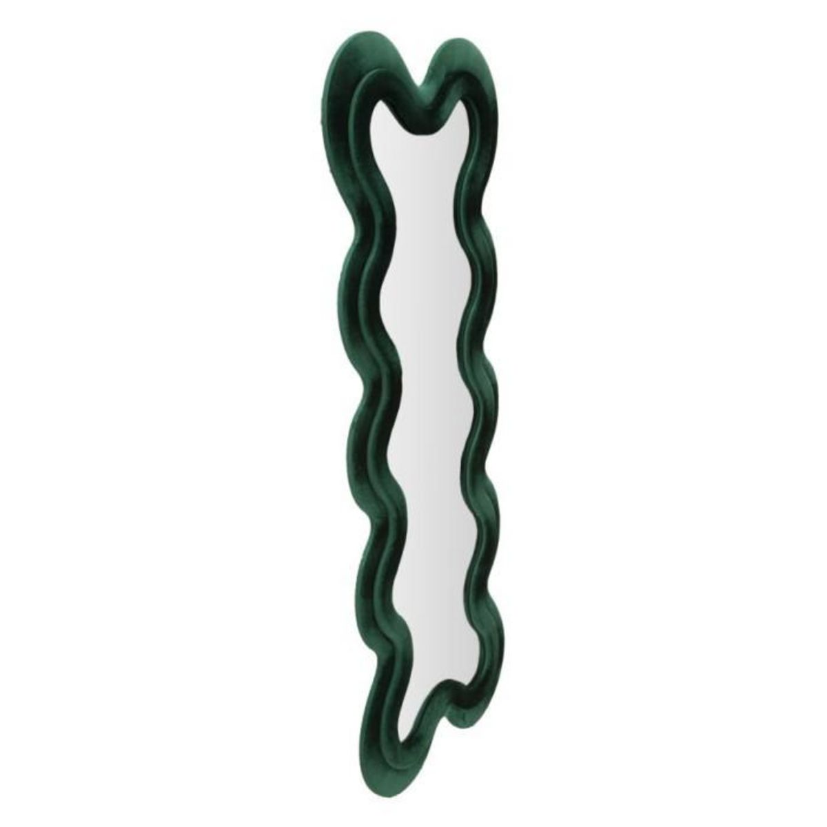 Paris Prix Miroir Mural en Velours  Monica  160cm Vert