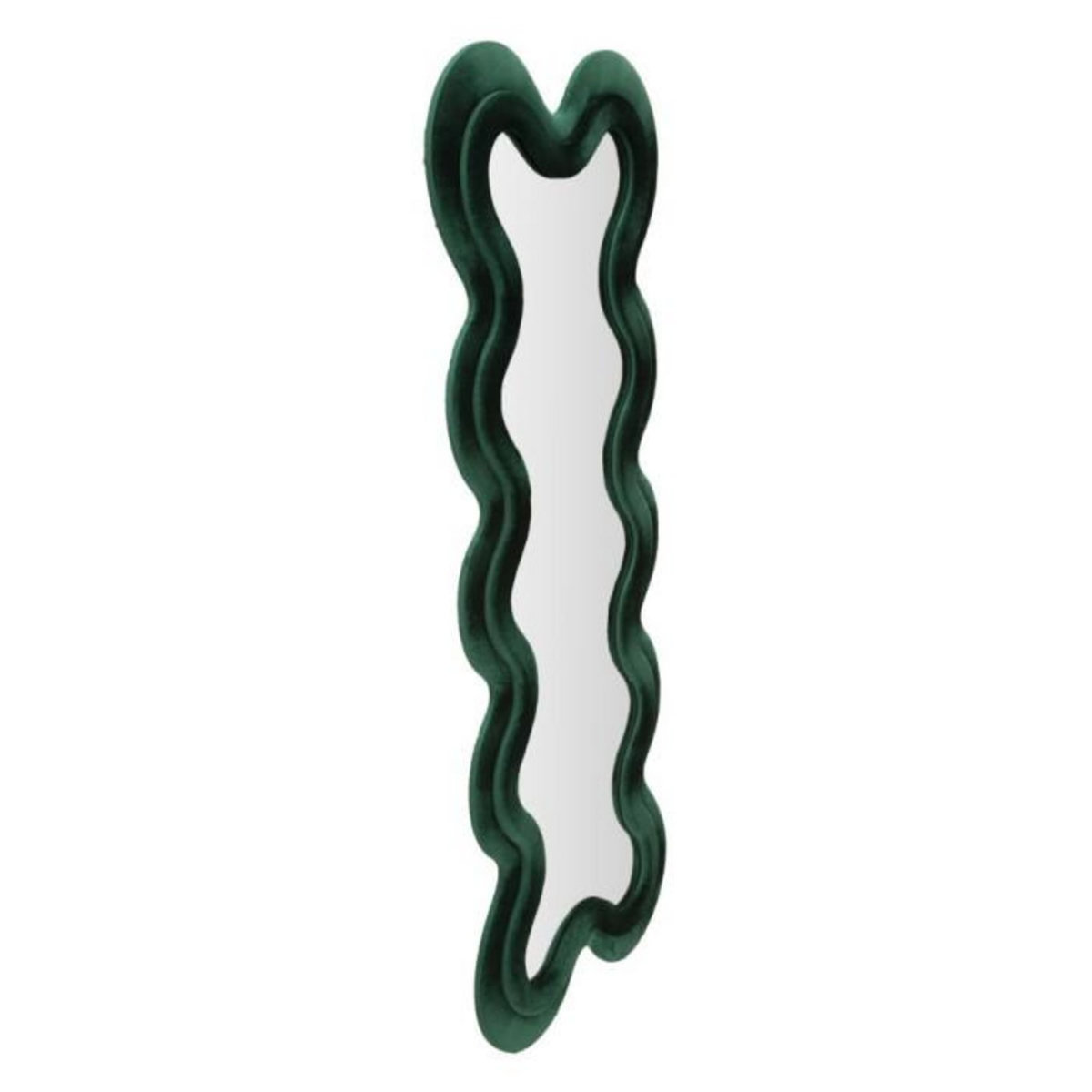 Paris Prix Miroir Mural en Velours  Monica  160cm Vert