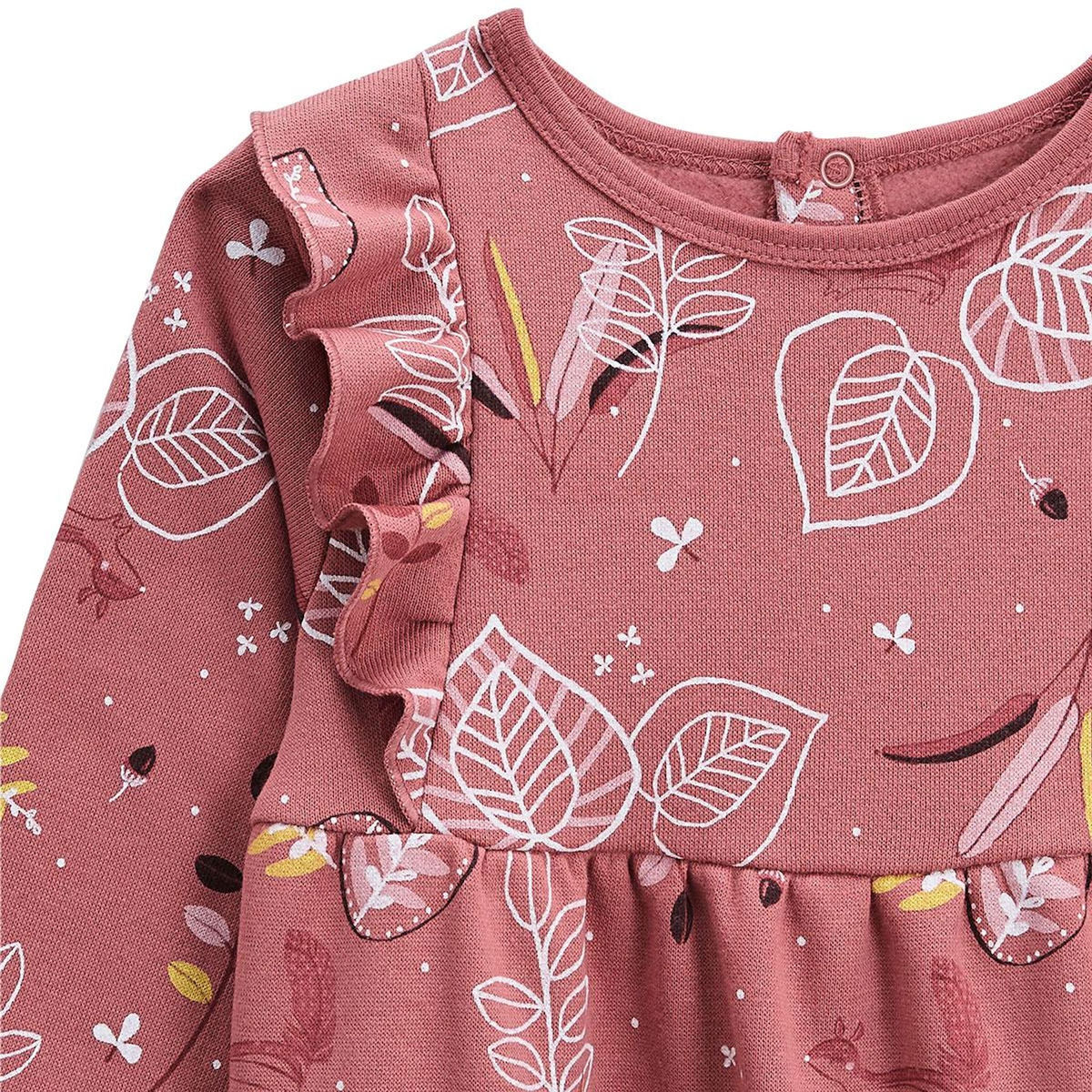 Petit Béguin Robe bébé en molleton Léonie