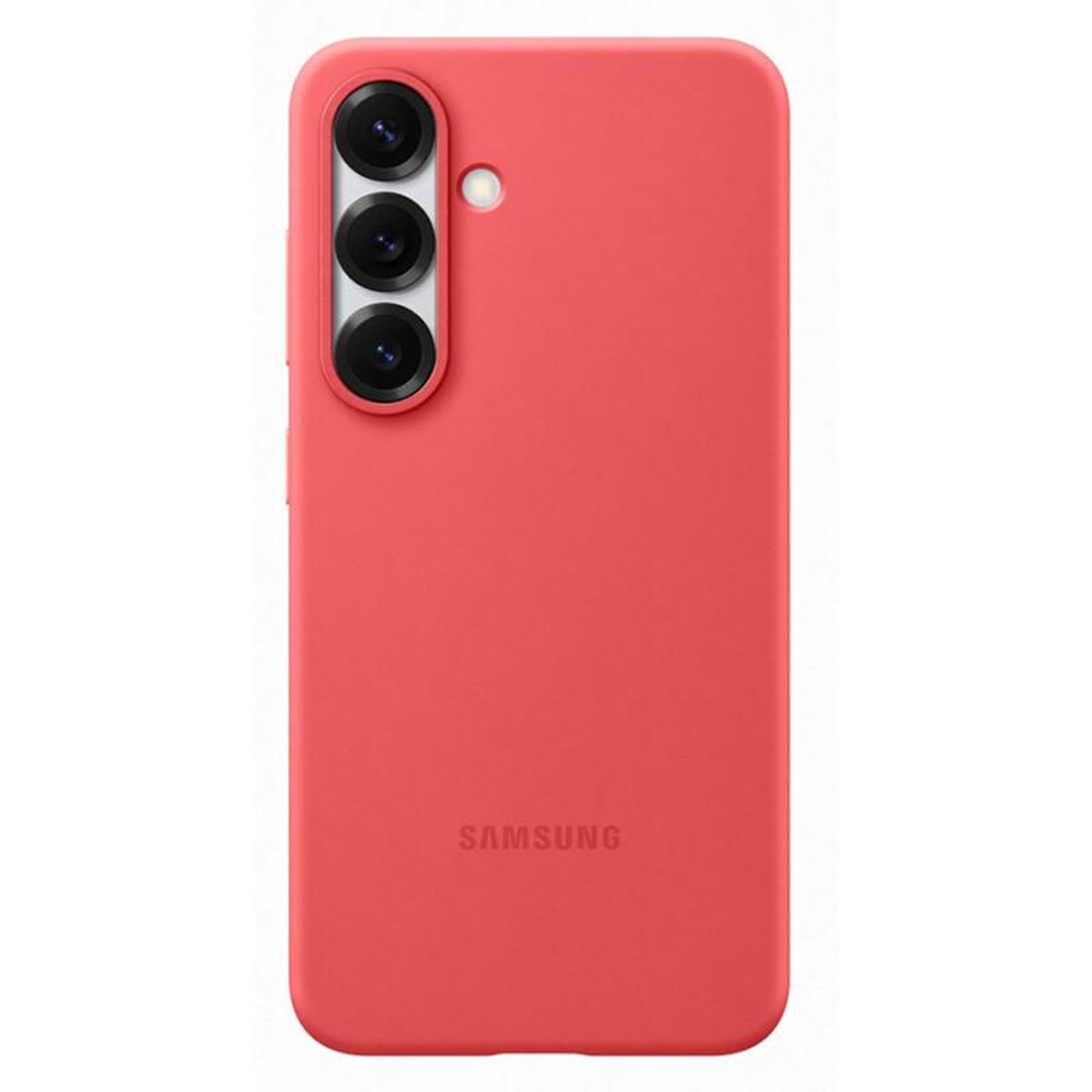 Samsung Coque et étui téléphone mobile Samsung silicone Galaxy S25 Corail