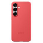 Samsung Coque et étui téléphone mobile Samsung silicone Galaxy S25 Corail