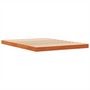 Voir la diapositive 4 : VIDAXL Cadre de lit sans matelas cire marron 135x190cm bois pin massif