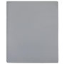 Voir la diapositive 2 : VIDAXL Drap-housse Jersey Gris 180x200 cm Coton