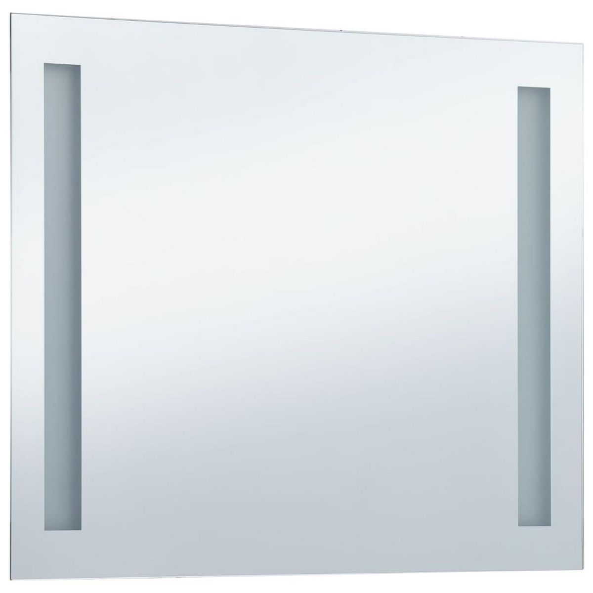 VIDAXL Miroir mural a LED pour salle de bains 80x60 cm