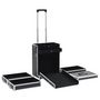 Voir la diapositive 5 : VIDAXL Chariot de maquillage Aluminium Noir