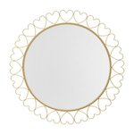 Paris Prix Miroir Mural Déco  Hearts  80cm Or
