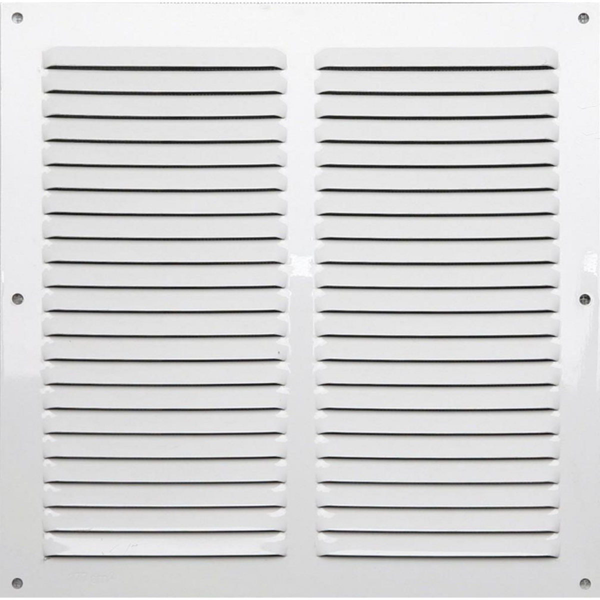 CENTRALE BRICO Grille d'aération aluminium laqué, L.25 x l.25 cm