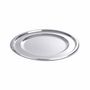 Voir la diapositive 2 : Paris Prix Lot de 2 Plateaux Ronds  Ilona  30cm Argent