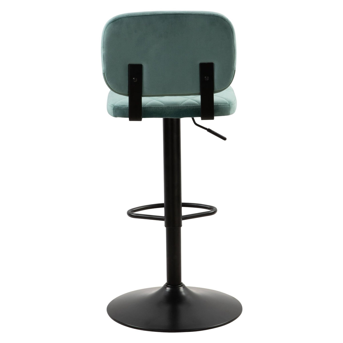 Rendez vous déco Lot de 2 chaises de bar réglables 60/81 cm en velours vert d'eau-Viktor