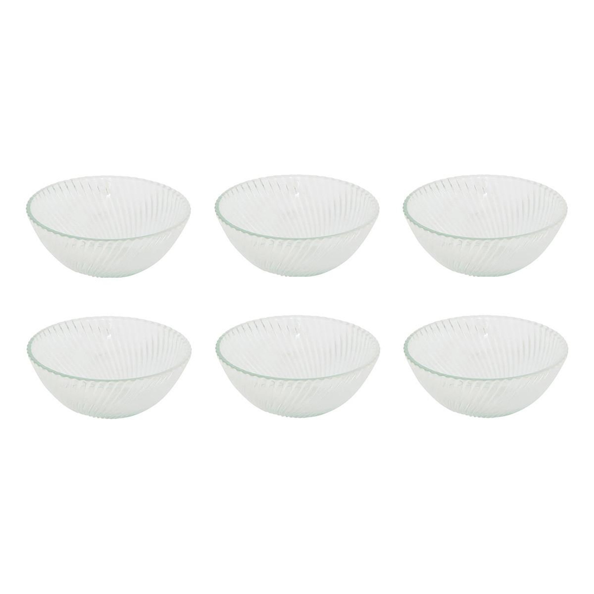 SECRET DE GOURMET Lot de 6 Coupelles en Verre  Odyssée 13cm Transparent