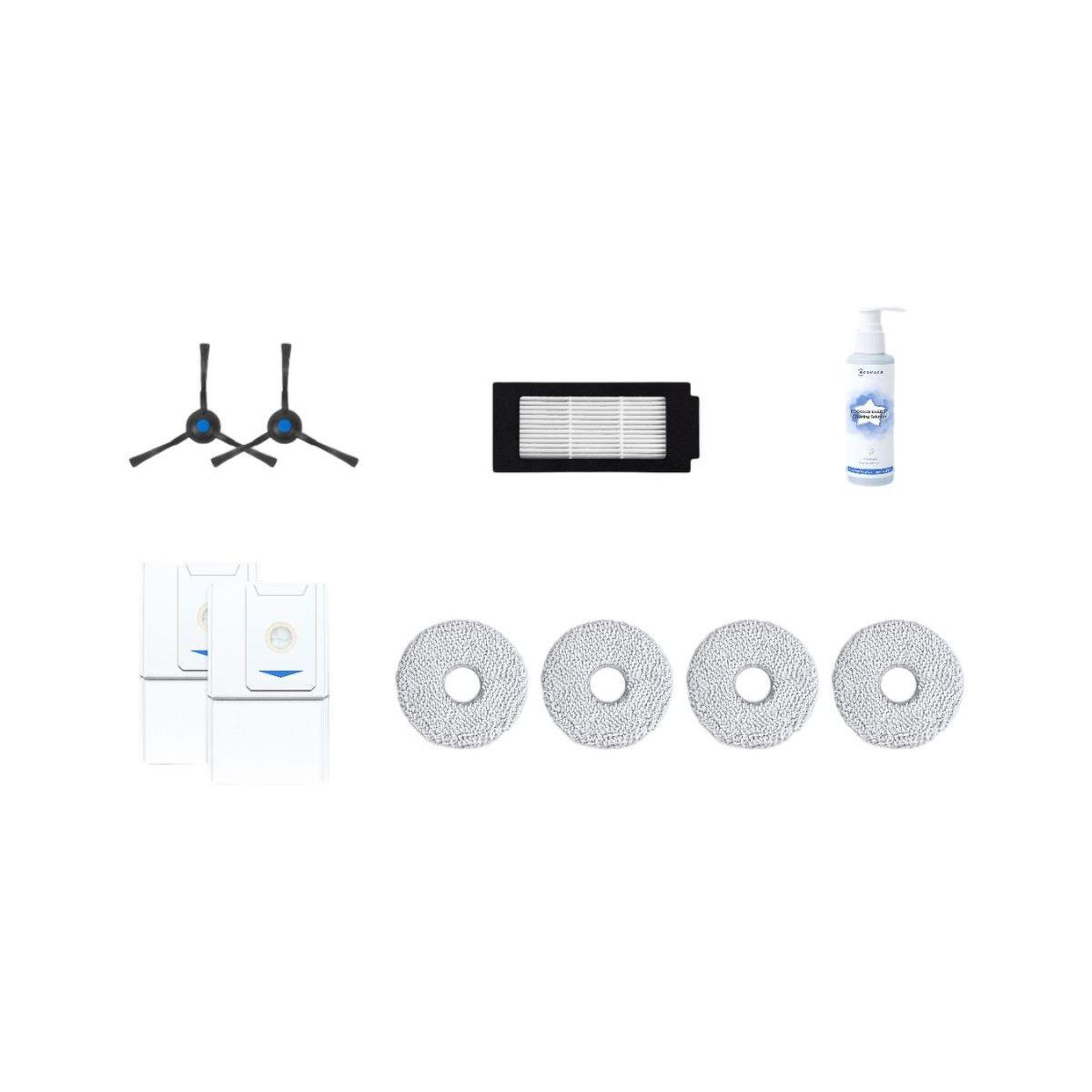 Voir la diapositive 1 : ECOVACS Kit accessoires Premium brosses filtres Deebot T30 Pro Omni