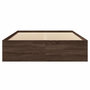 Voir la diapositive 5 : VIDAXL Cadre de lit sans matelas chene marron 120x200 cm