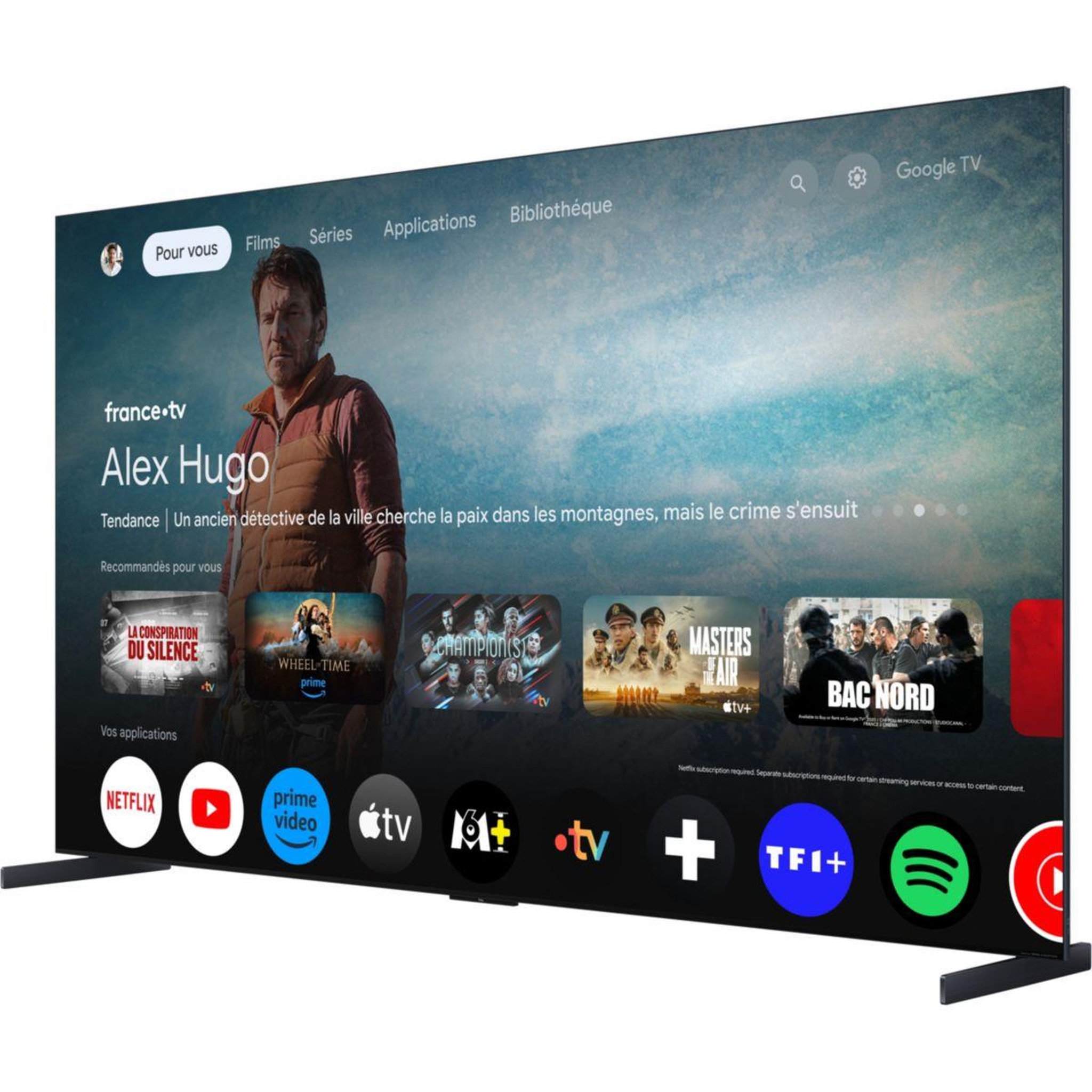 Voir la diapositive 2 : TCL TV Mini Led 98X11K 2025-98 pouces (248cm)