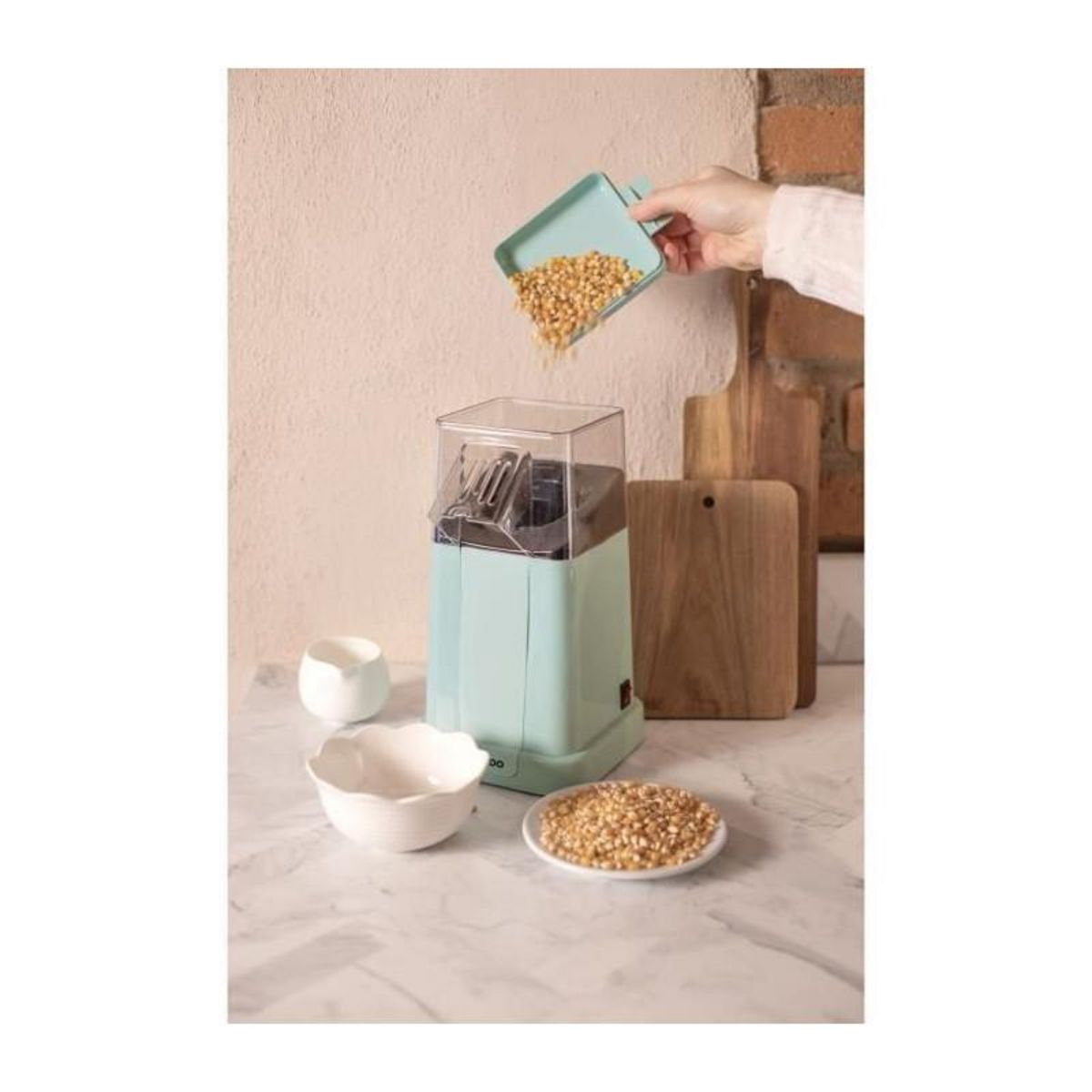 LIVOO Appareil à pop-corn 1200w bleu - DOM497