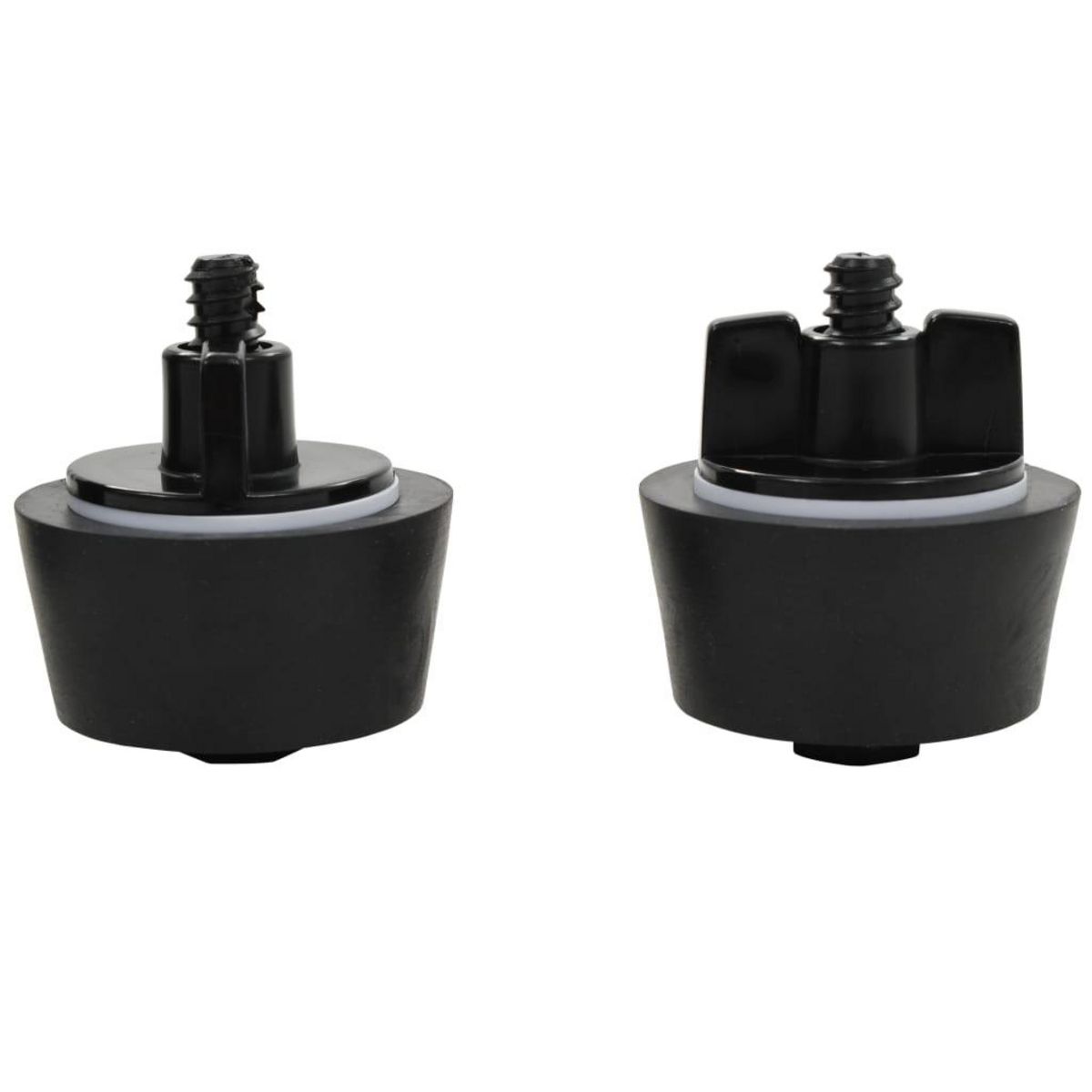 VIDAXL Bouteille d'hiver de piscine Gizzmo et 2 bouchons d'hiver PEHD