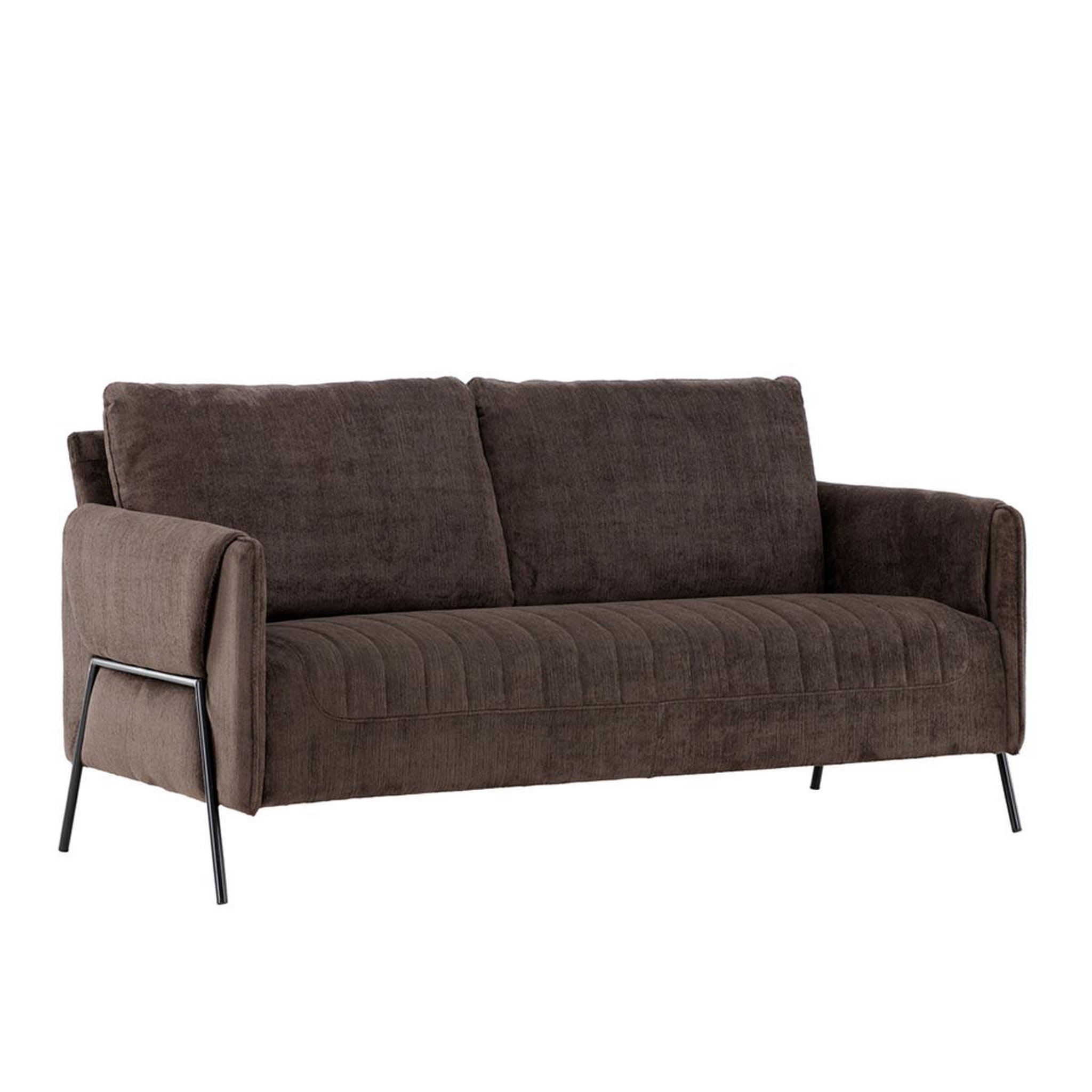 Paris Prix Canapé 2 places design  indigo  165cm brun