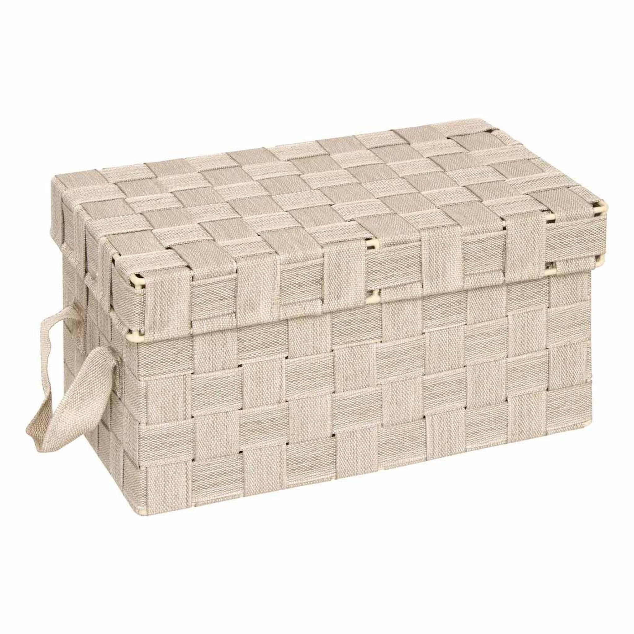 Voir la diapositive 4 : FIVE Lot de 2 boîtes de rangement  lise  35cm beige