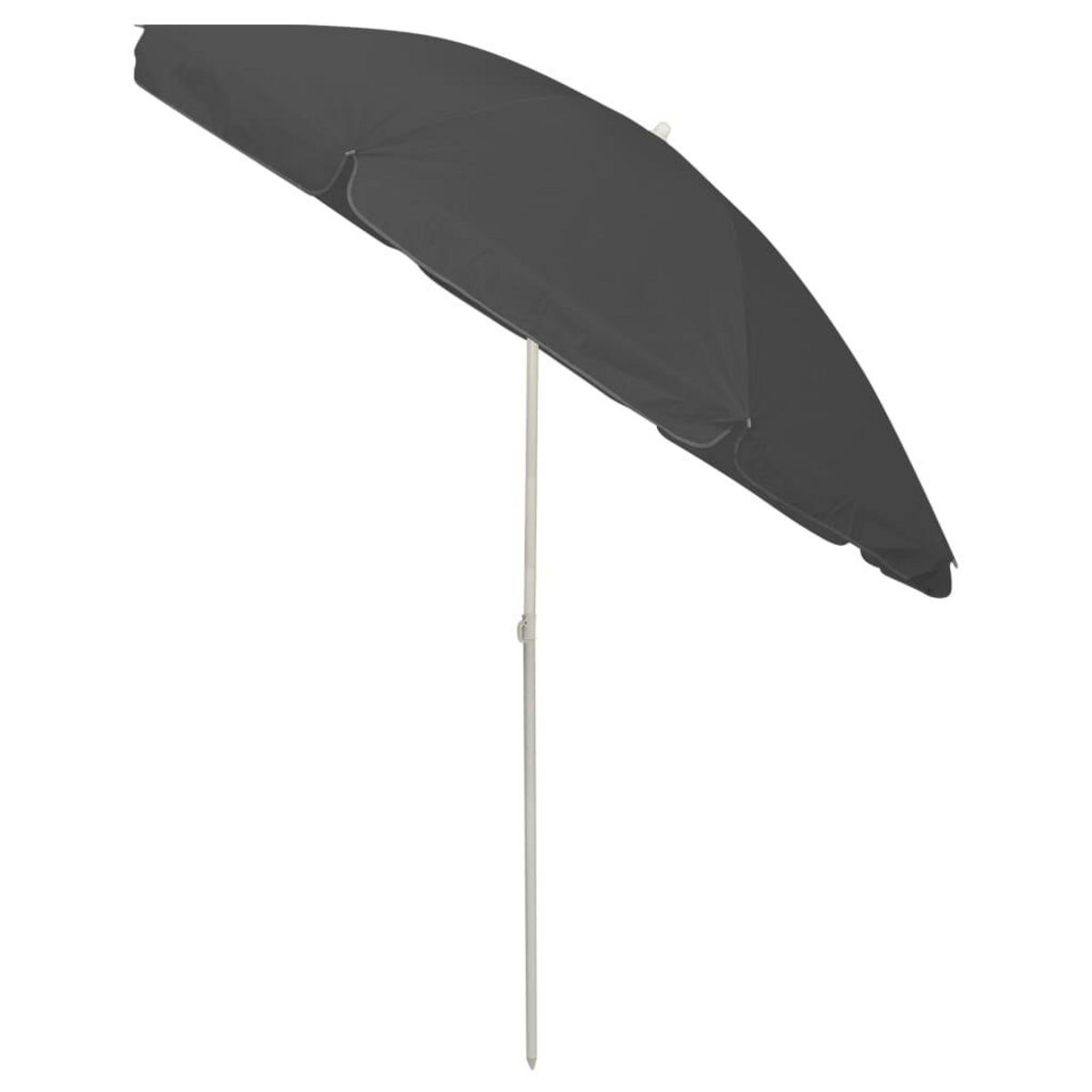 VIDAXL Parasol de plage anthracite 240 cm